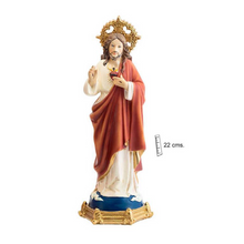 Load image into Gallery viewer, Sacred Heart of Jesus Resin Statue 22cm
