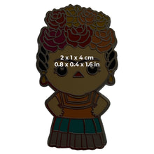 Load image into Gallery viewer, Frida Kahlo Pin Metal Badge - ByMexico
